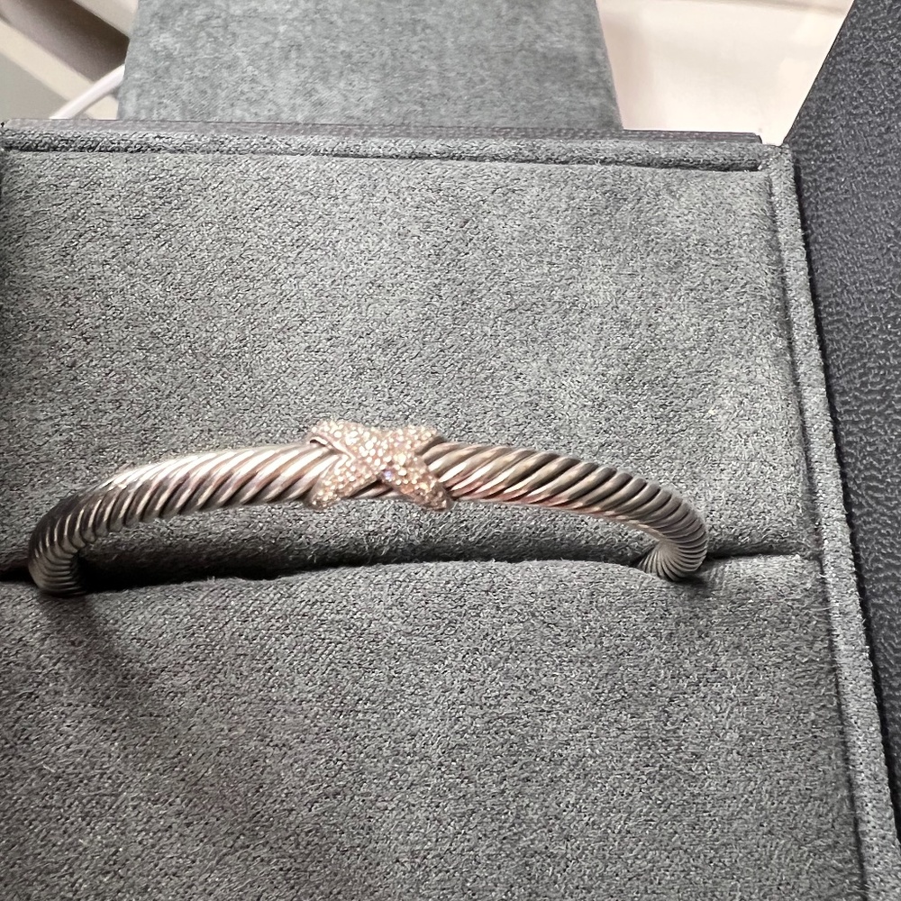 X station bracelet with Diamonds